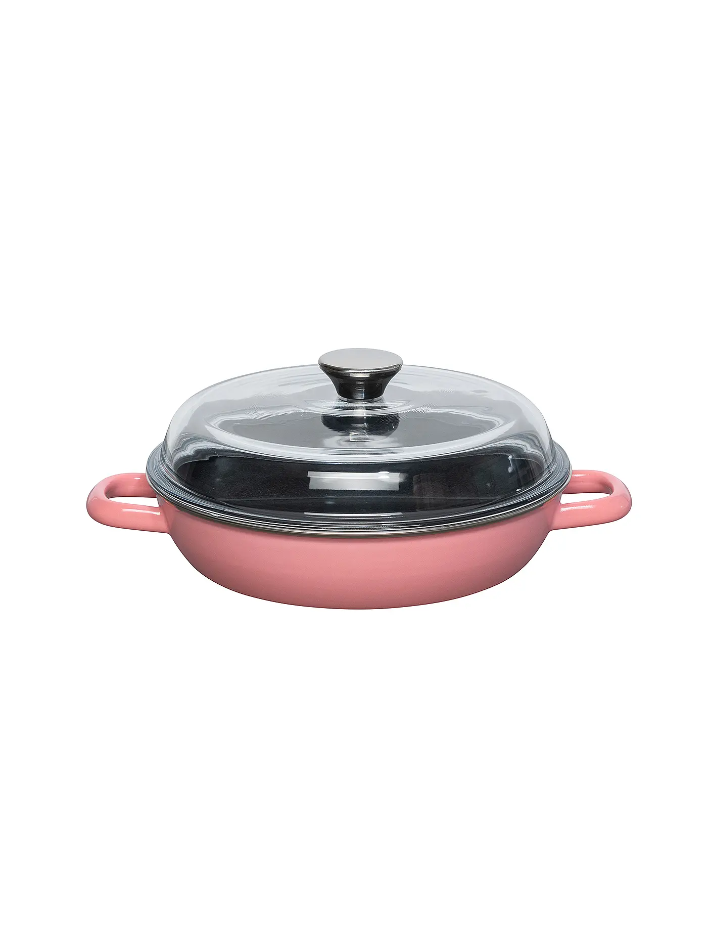 RIESS | Schmorpfanne mit Deckel 24cm Pink | 